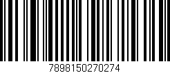 Código de barras (EAN, GTIN, SKU, ISBN): '7898150270274'