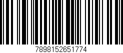 Código de barras (EAN, GTIN, SKU, ISBN): '7898152651774'