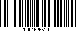 Código de barras (EAN, GTIN, SKU, ISBN): '7898152651802'