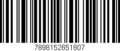 Código de barras (EAN, GTIN, SKU, ISBN): '7898152651807'