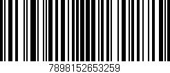 Código de barras (EAN, GTIN, SKU, ISBN): '7898152653259'