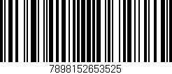 Código de barras (EAN, GTIN, SKU, ISBN): '7898152653525'