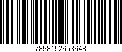 Código de barras (EAN, GTIN, SKU, ISBN): '7898152653648'