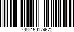 Código de barras (EAN, GTIN, SKU, ISBN): '7898159174672'