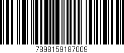 Código de barras (EAN, GTIN, SKU, ISBN): '7898159187009'