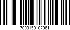 Código de barras (EAN, GTIN, SKU, ISBN): '7898159187061'
