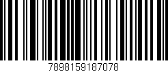 Código de barras (EAN, GTIN, SKU, ISBN): '7898159187078'