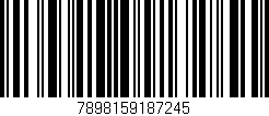 Código de barras (EAN, GTIN, SKU, ISBN): '7898159187245'
