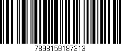 Código de barras (EAN, GTIN, SKU, ISBN): '7898159187313'