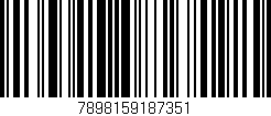 Código de barras (EAN, GTIN, SKU, ISBN): '7898159187351'