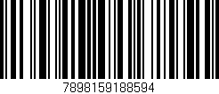 Código de barras (EAN, GTIN, SKU, ISBN): '7898159188594'
