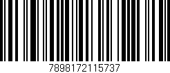 Código de barras (EAN, GTIN, SKU, ISBN): '7898172115737'