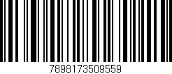 Código de barras (EAN, GTIN, SKU, ISBN): '7898173509559'