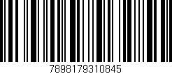 Código de barras (EAN, GTIN, SKU, ISBN): '7898179310845'
