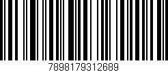 Código de barras (EAN, GTIN, SKU, ISBN): '7898179312689'