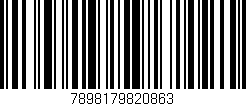 Código de barras (EAN, GTIN, SKU, ISBN): '7898179820863'