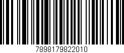 Código de barras (EAN, GTIN, SKU, ISBN): '7898179822010'