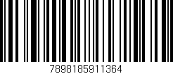 Código de barras (EAN, GTIN, SKU, ISBN): '7898185911364'