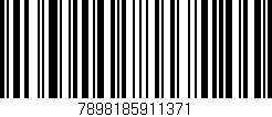Código de barras (EAN, GTIN, SKU, ISBN): '7898185911371'