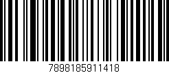 Código de barras (EAN, GTIN, SKU, ISBN): '7898185911418'