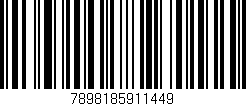 Código de barras (EAN, GTIN, SKU, ISBN): '7898185911449'