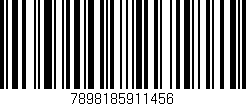 Código de barras (EAN, GTIN, SKU, ISBN): '7898185911456'