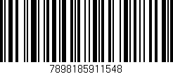 Código de barras (EAN, GTIN, SKU, ISBN): '7898185911548'