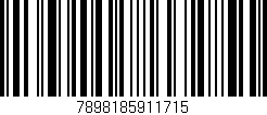 Código de barras (EAN, GTIN, SKU, ISBN): '7898185911715'