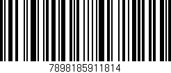 Código de barras (EAN, GTIN, SKU, ISBN): '7898185911814'