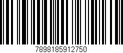 Código de barras (EAN, GTIN, SKU, ISBN): '7898185912750'