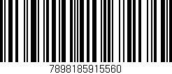 Código de barras (EAN, GTIN, SKU, ISBN): '7898185915560'