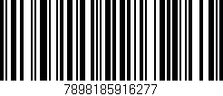 Código de barras (EAN, GTIN, SKU, ISBN): '7898185916277'