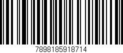 Código de barras (EAN, GTIN, SKU, ISBN): '7898185918714'