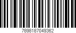 Código de barras (EAN, GTIN, SKU, ISBN): '7898187049362'