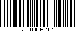 Código de barras (EAN, GTIN, SKU, ISBN): '7898188854187'