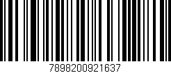 Código de barras (EAN, GTIN, SKU, ISBN): '7898200921637'