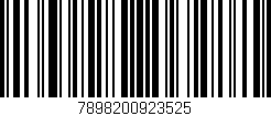 Código de barras (EAN, GTIN, SKU, ISBN): '7898200923525'