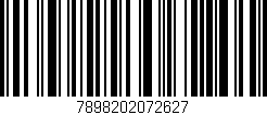 Código de barras (EAN, GTIN, SKU, ISBN): '7898202072627'