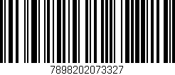 Código de barras (EAN, GTIN, SKU, ISBN): '7898202073327'