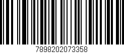 Código de barras (EAN, GTIN, SKU, ISBN): '7898202073358'