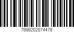 Código de barras (EAN, GTIN, SKU, ISBN): '7898202074478'
