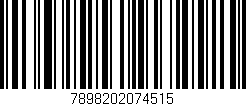 Código de barras (EAN, GTIN, SKU, ISBN): '7898202074515'
