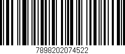 Código de barras (EAN, GTIN, SKU, ISBN): '7898202074522'