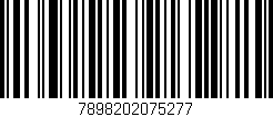 Código de barras (EAN, GTIN, SKU, ISBN): '7898202075277'
