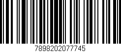 Código de barras (EAN, GTIN, SKU, ISBN): '7898202077745'