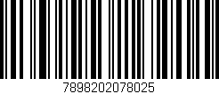 Código de barras (EAN, GTIN, SKU, ISBN): '7898202078025'