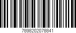 Código de barras (EAN, GTIN, SKU, ISBN): '7898202078841'