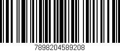 Código de barras (EAN, GTIN, SKU, ISBN): '7898204589208'