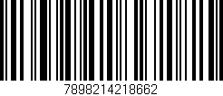 Código de barras (EAN, GTIN, SKU, ISBN): '7898214218662'