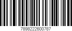 Código de barras (EAN, GTIN, SKU, ISBN): '7898222600787'